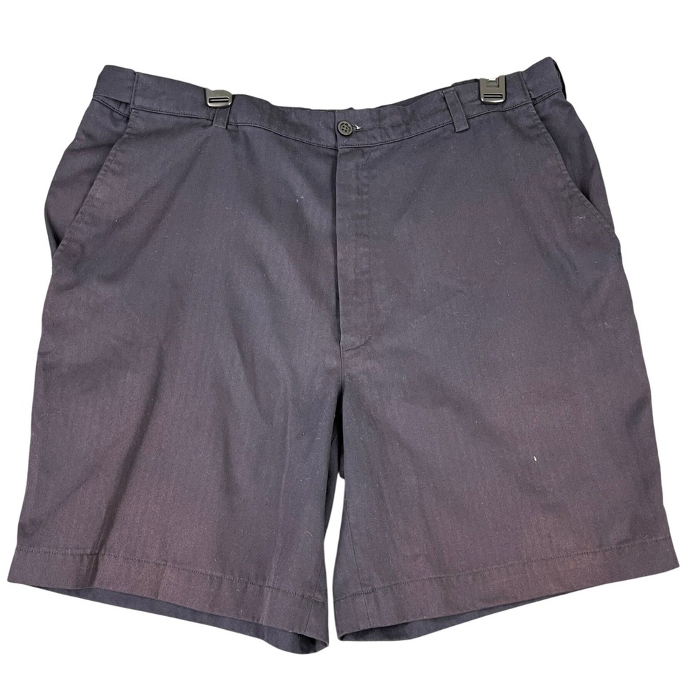 Italy Unbranded Shorts Super 100s Wool Cashmere Flat Front Dress Casual Mens L